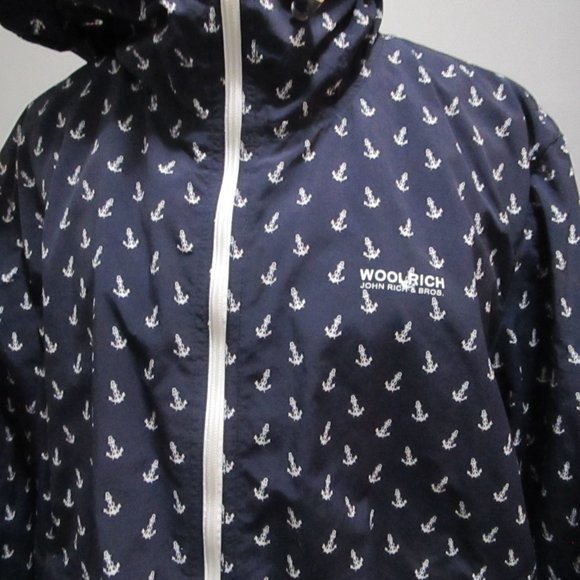 Woolrich Man's Style  Jacket Anchor Print Size XL - Picture 4 of 8